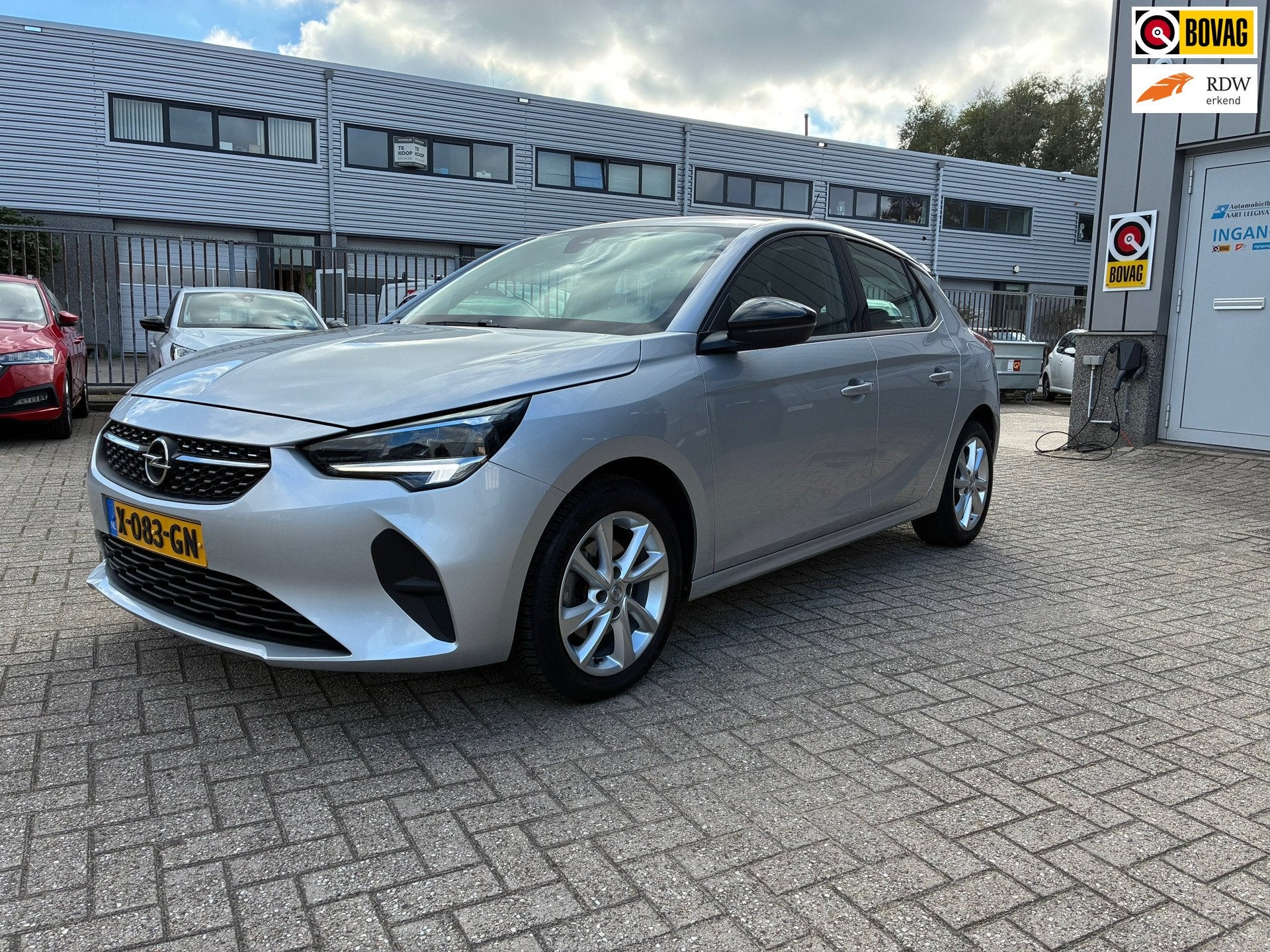 Opel Corsa 1.2 Elegance/Automaat/A Camera/Lm Velgen/Cruise/E, 101 pk, Gebruikt, Verwarmde buitenspiegels, Leder en Stof