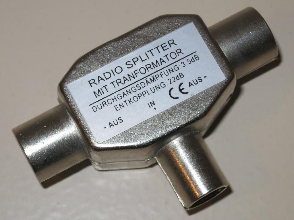 2-weg radio splitter, Ophalen of Verzenden, Gebruikt, 2 tot 5 meter