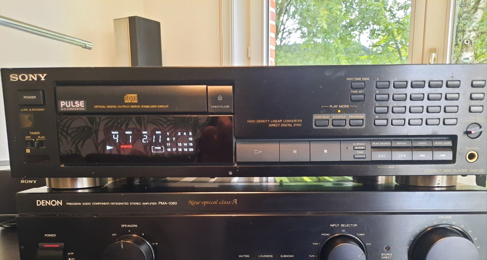 SONY CDP-791 cd speler., Audio, Tv en Foto, Cd-spelers, Ophalen, Gebruikt, Sony