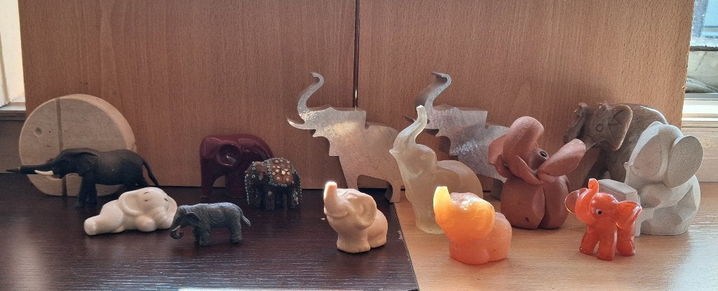 Beeld Olifant, Ophalen of Verzenden, Zo goed als nieuw, Dier