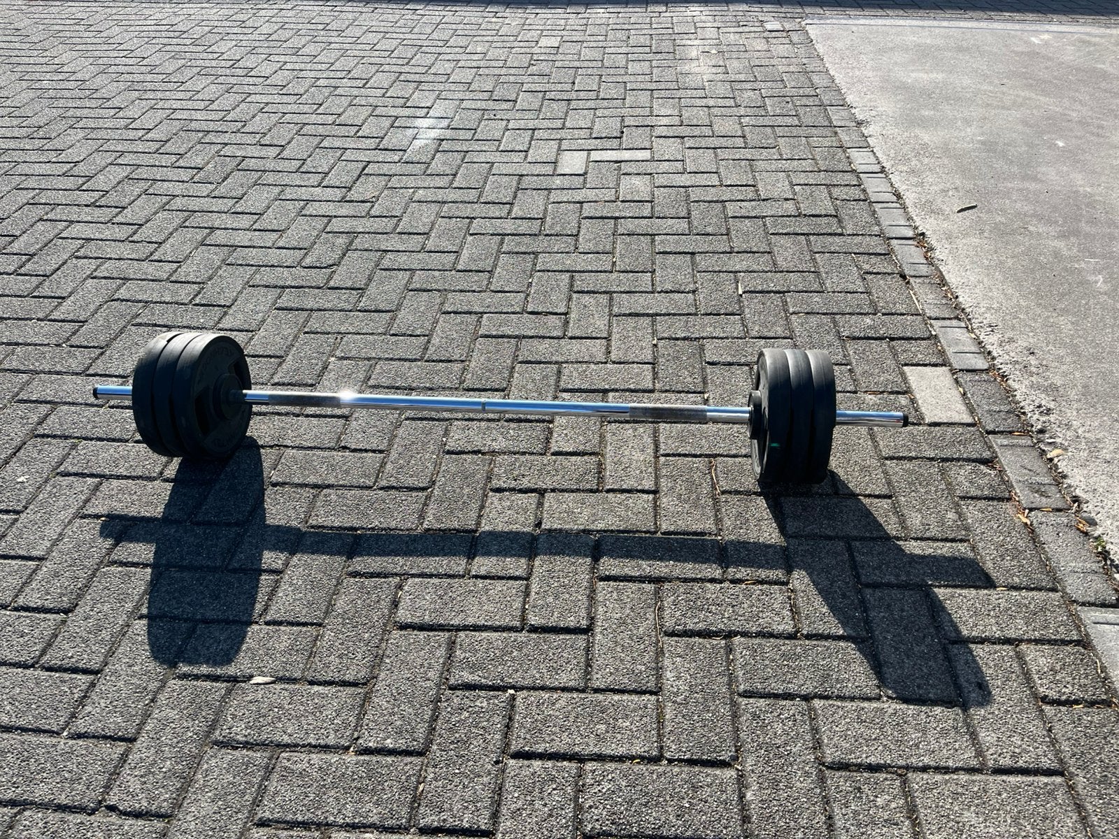 Technogym vaste halter stang 37,5 kg, Ophalen, Vaste halter  stang, 37,5 kg, Halterstangen