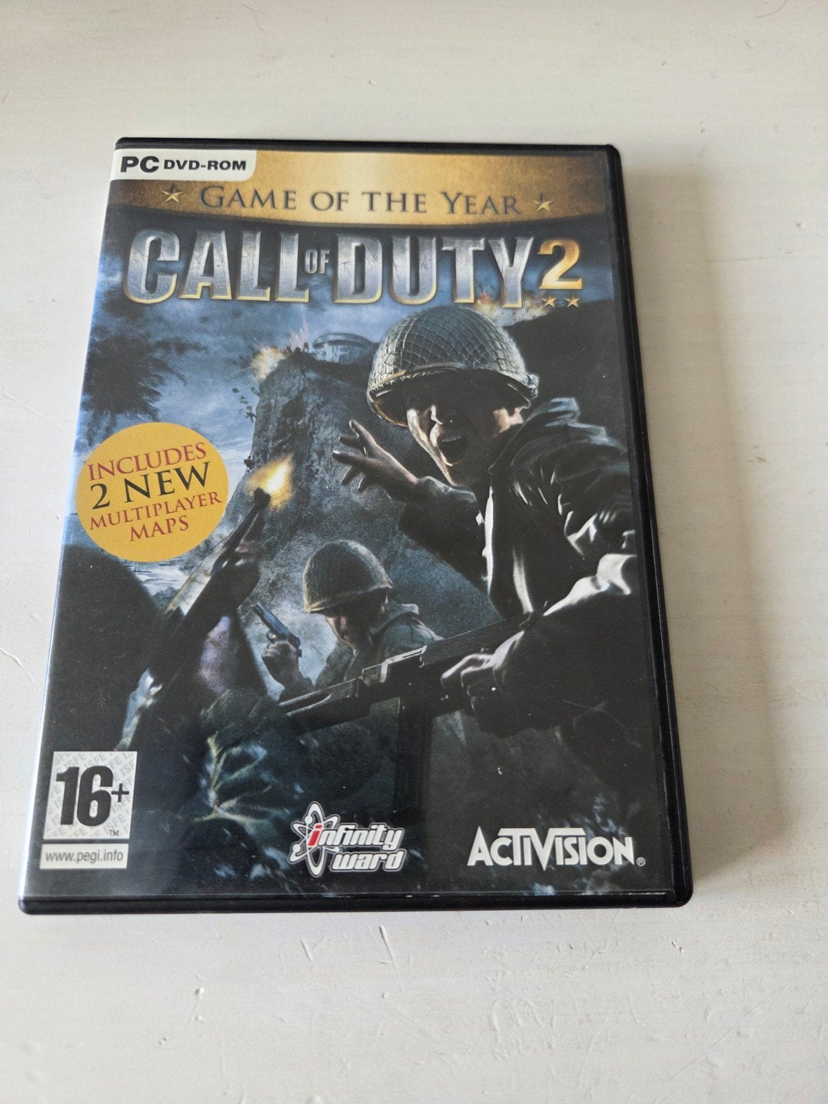 Call of Duty 2 - Game of the Year Edition (PC DVD-ROM), Spelcomputers en Games, Games | Pc, Online, Gebruikt, Shooter, 1 speler