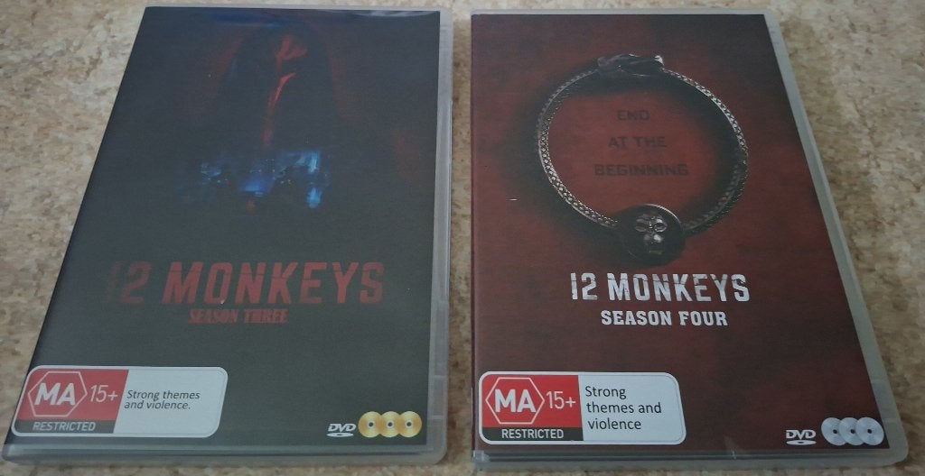 12 Monkeys, seizoen 3 + seizoen 4 (dvd's), Engels, Vanaf 16 jaar, Science Fiction en Fantasy, Seizoen 3