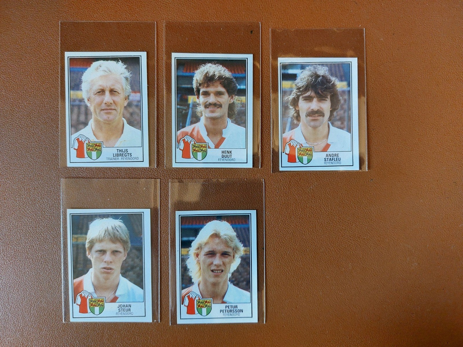 panini voetbal 85 feyenoord 1985, Verzamelen, Sportartikelen en Voetbal, Ophalen of Verzenden, Zo goed als nieuw, Feyenoord, Poster, Plaatje of Sticker