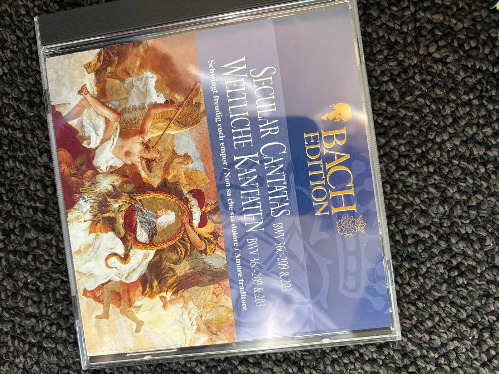Bach Edition - Seculaire Cantates BWV 36c, 209 & 203, Ophalen of Verzenden, Zo goed als nieuw, Inclusief doosje, Barok