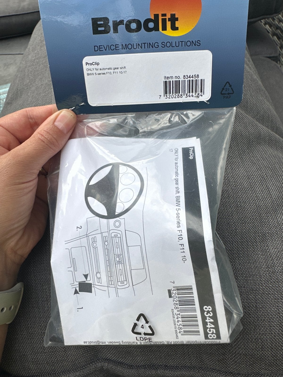 Brodit ProClip voor BMW 5-serie F10, F11 10-17 - 834458, Ophalen of Verzenden, Nieuw