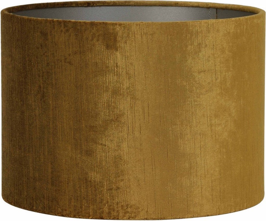 Light & Living Cilinder Lampenkap Gemstone Goud - Ø30x21cm, Ophalen of Verzenden, Nieuw, Goud, Rond