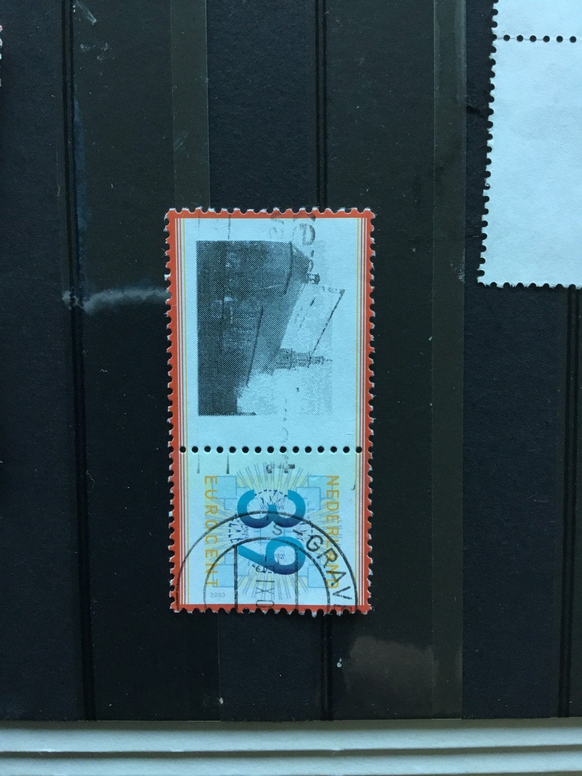 pers zegel, Postzegels en Munten, Postzegels | Nederland, Ophalen of Verzenden, Gestempeld