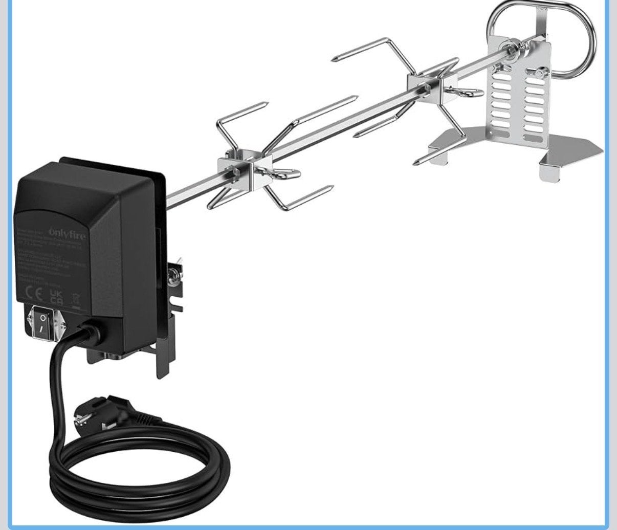 Universele Rotisserie Set met Motor voor BBQ Grill, Ophalen of Verzenden, Nieuw