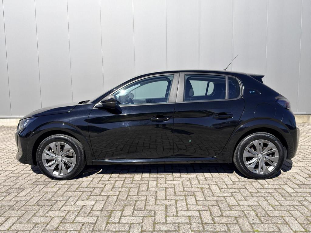 Peugeot e-208 EV Allure Pack 50 kWh 1e eig|SOH 96%|Dealer OH, 136 pk, Gebruikt, Met garantie (alle), Zwart
