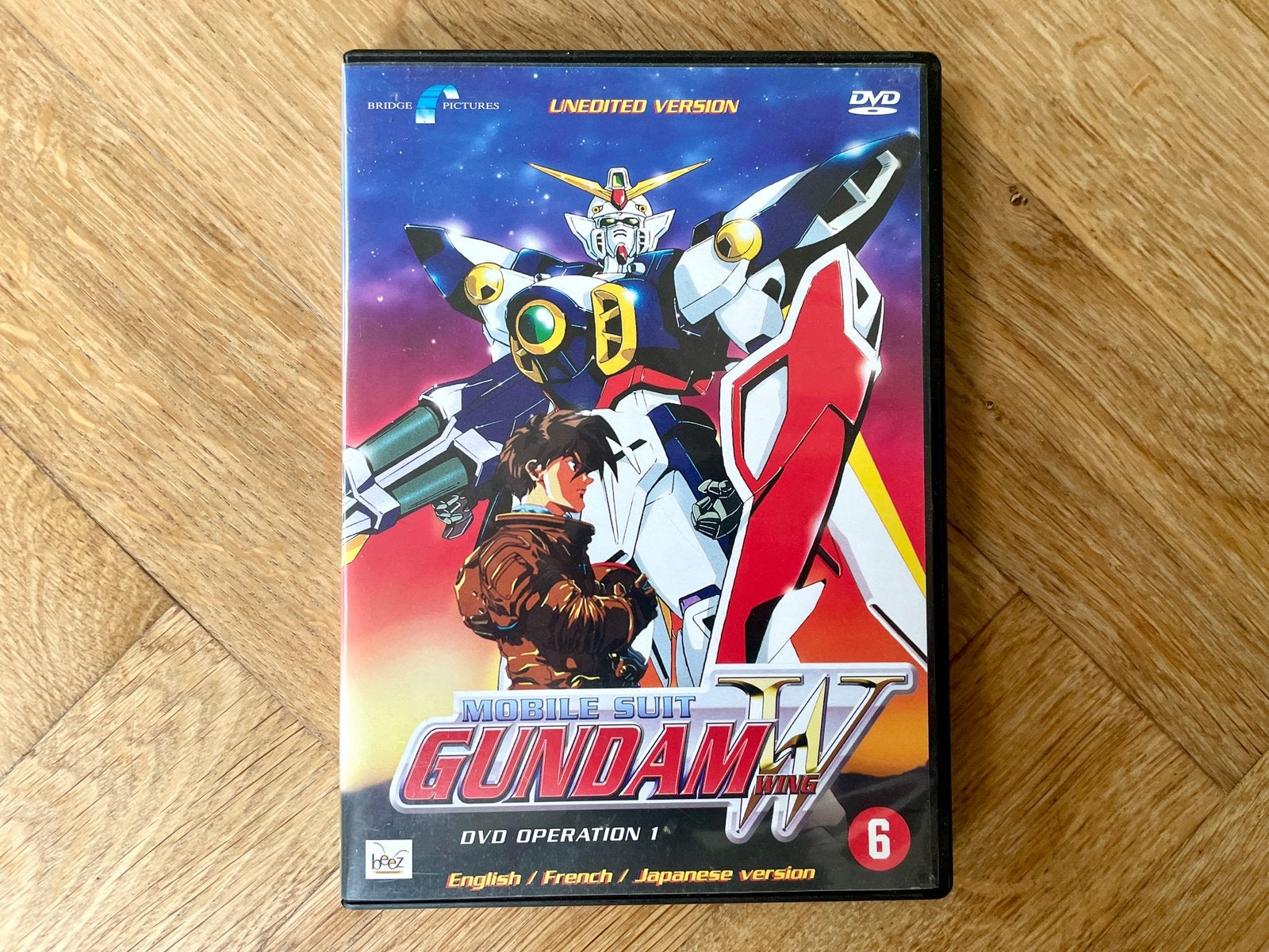 Mobile Suit Gundam Wing - Operation 1 op DVD (met NL), Cd's en Dvd's, Tekenfilm, Amerikaans, Zo goed als nieuw, Vanaf 6 jaar