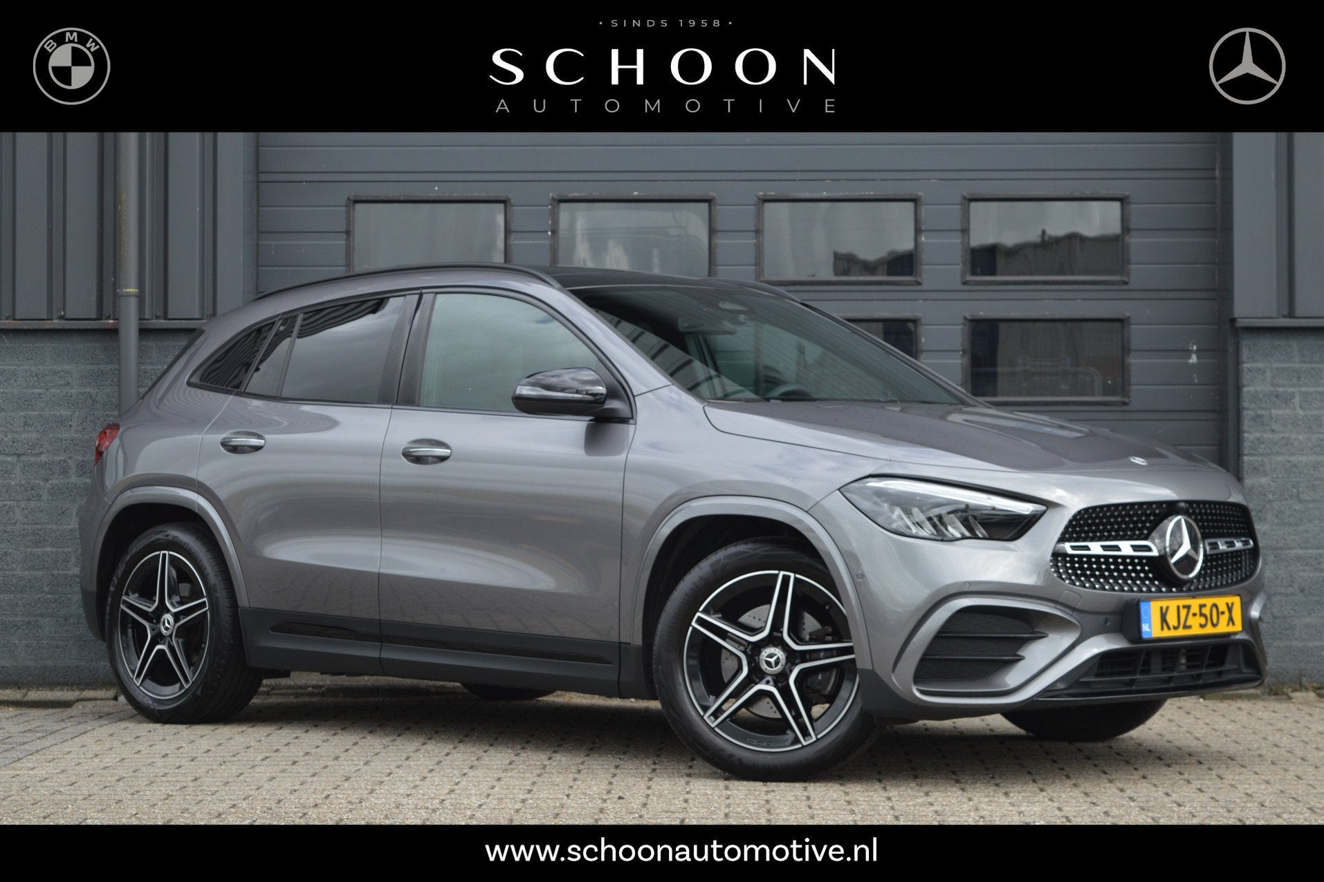 Mercedes-Benz GLA 180 AMG Line | PANO | ACC | CAM | KEYLESS, Gebruikt, 4 cilinders, Met garantie (alle), Bedrijf