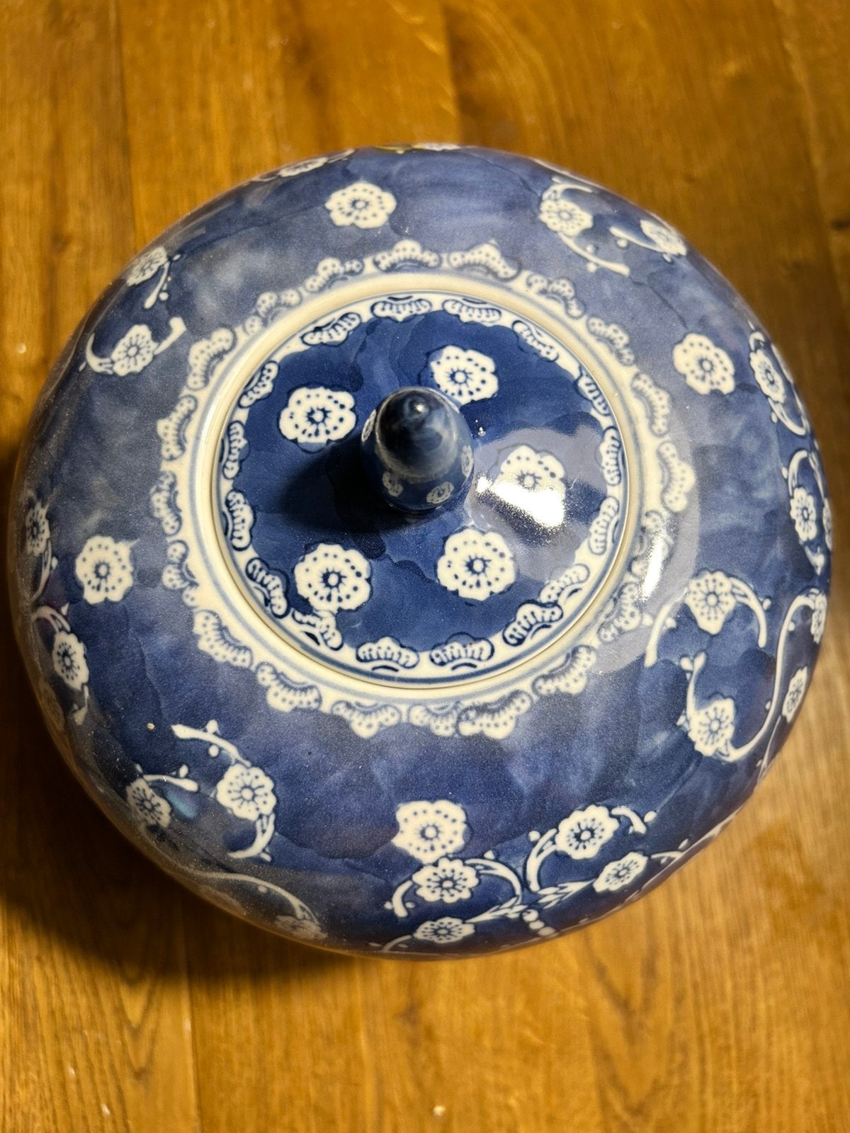 Blauw witte chinese gemberpot vaas, Ophalen of Verzenden