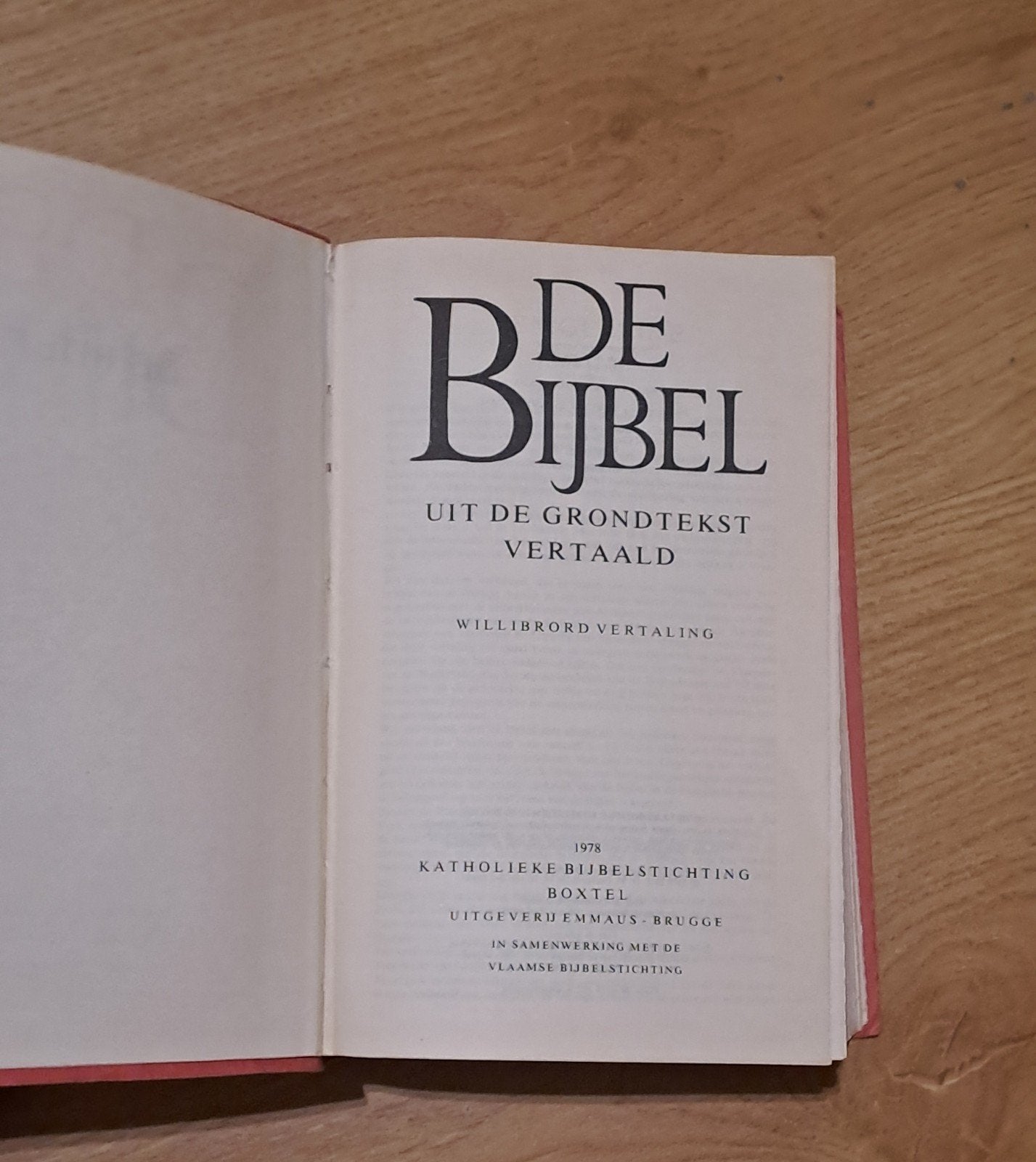 De Bijbel - Willibrordvertaling (1978), Ophalen of Verzenden, Gelezen, Katholieke Bijbelstichting