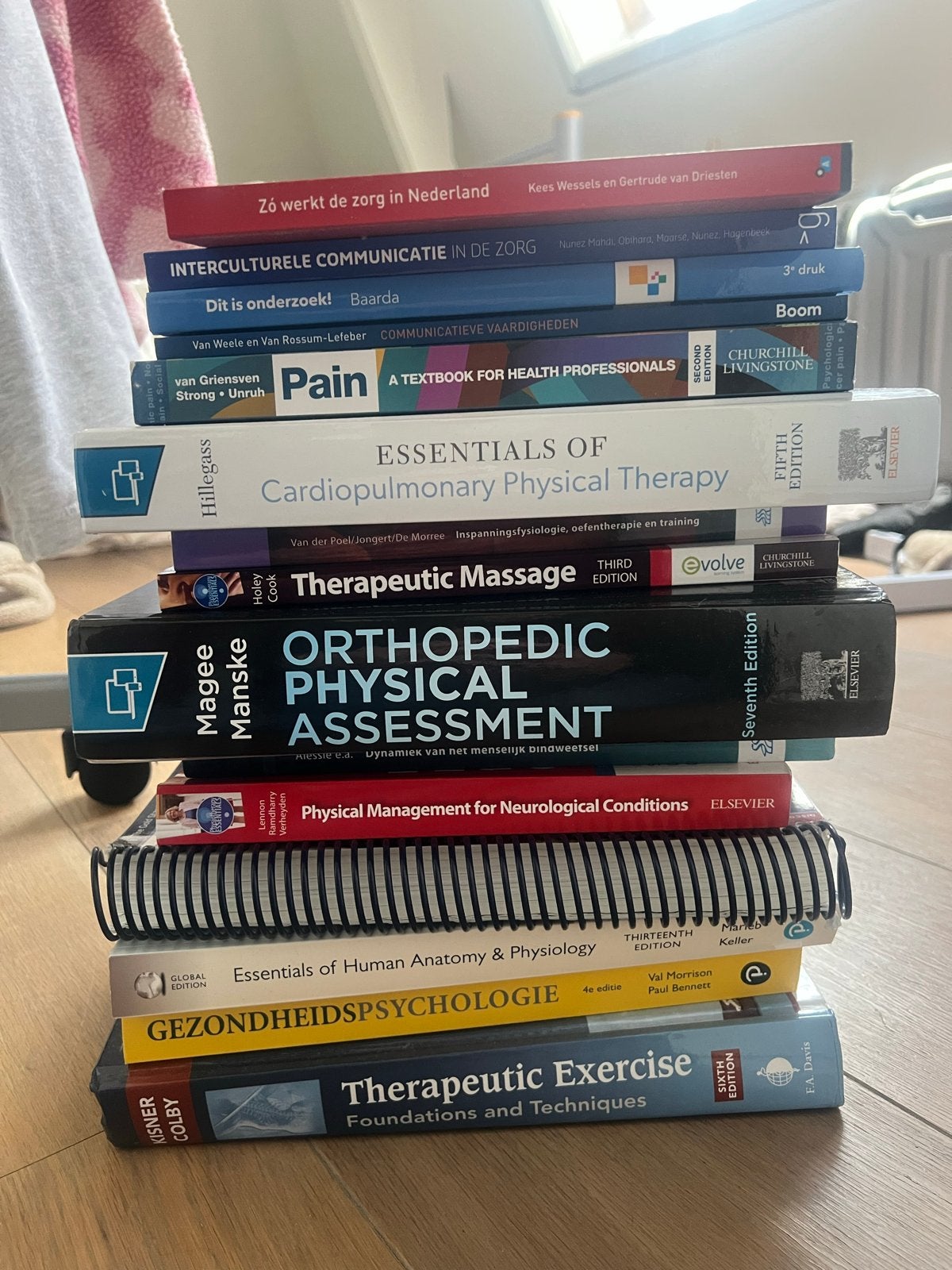 Studieboeken HBO Fysiotherapie, Boeken, Ophalen of Verzenden, Beta, Gelezen, HBO
