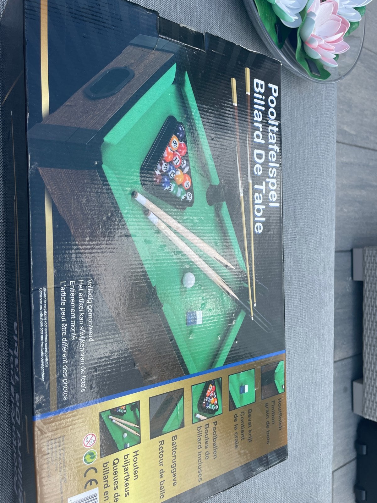Pooltafelspel Biljart De Table - Nieuw in doos, Ophalen of Verzenden, Nieuw, Pooltafel