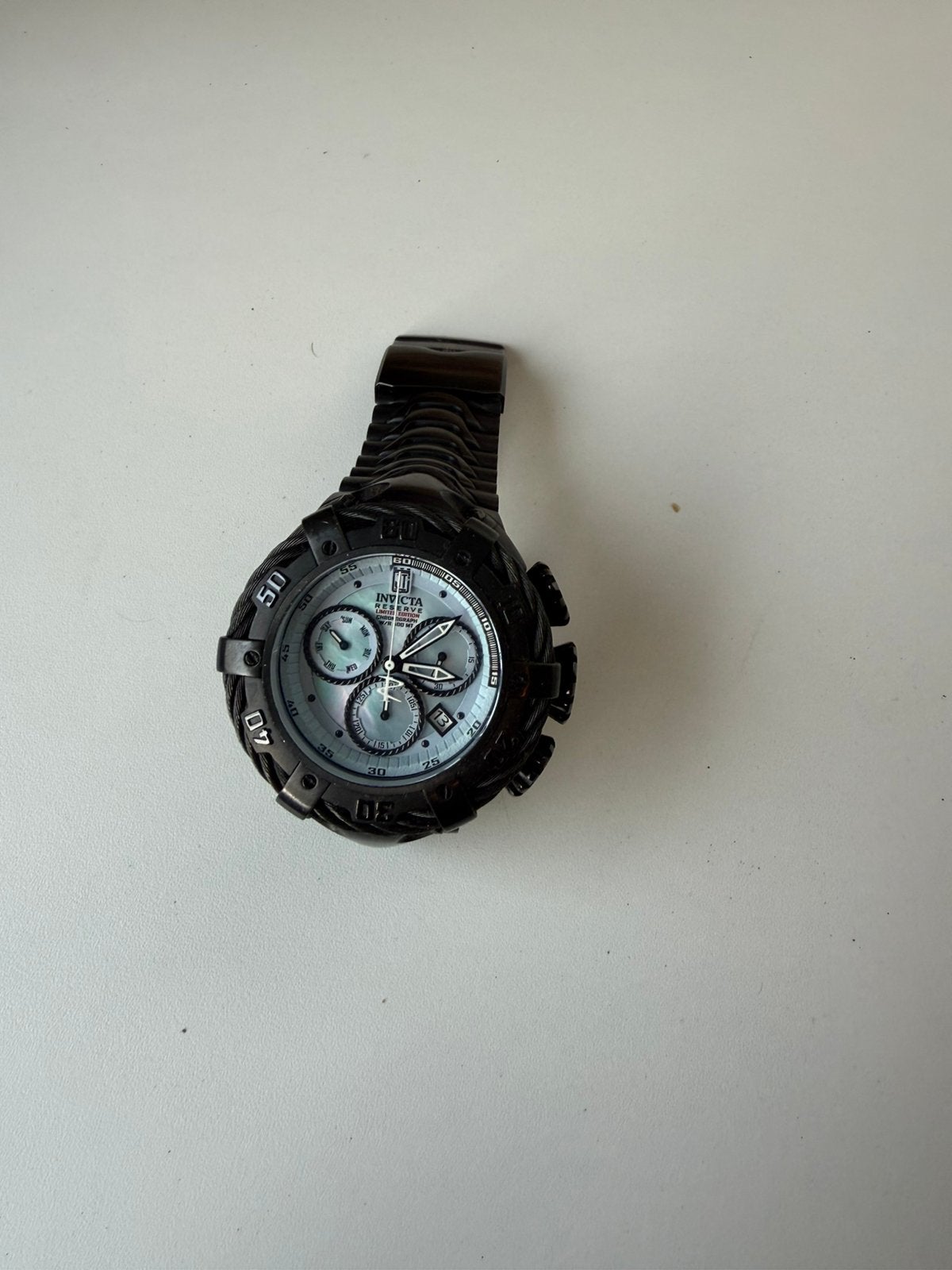 Invicta Reserve Jason Taylor, Ophalen of Verzenden, Zo goed als nieuw, Staal, Overige merken