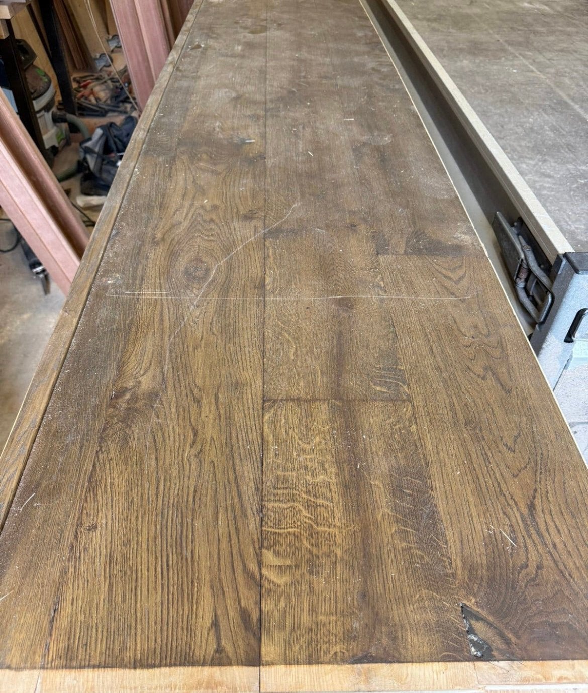 Gave Eikenhouten vloer , plm 40 m2!, Bruin, Zo goed als nieuw, 25 tot 50 m², Stoer, massief eiken
