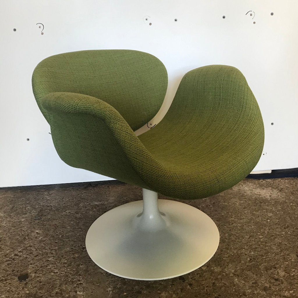 Fauteuil Little Tulip Tulp low chair Pierre Paulin vintage, Ophalen, Gebruikt, 75 tot 100 cm, Nvt