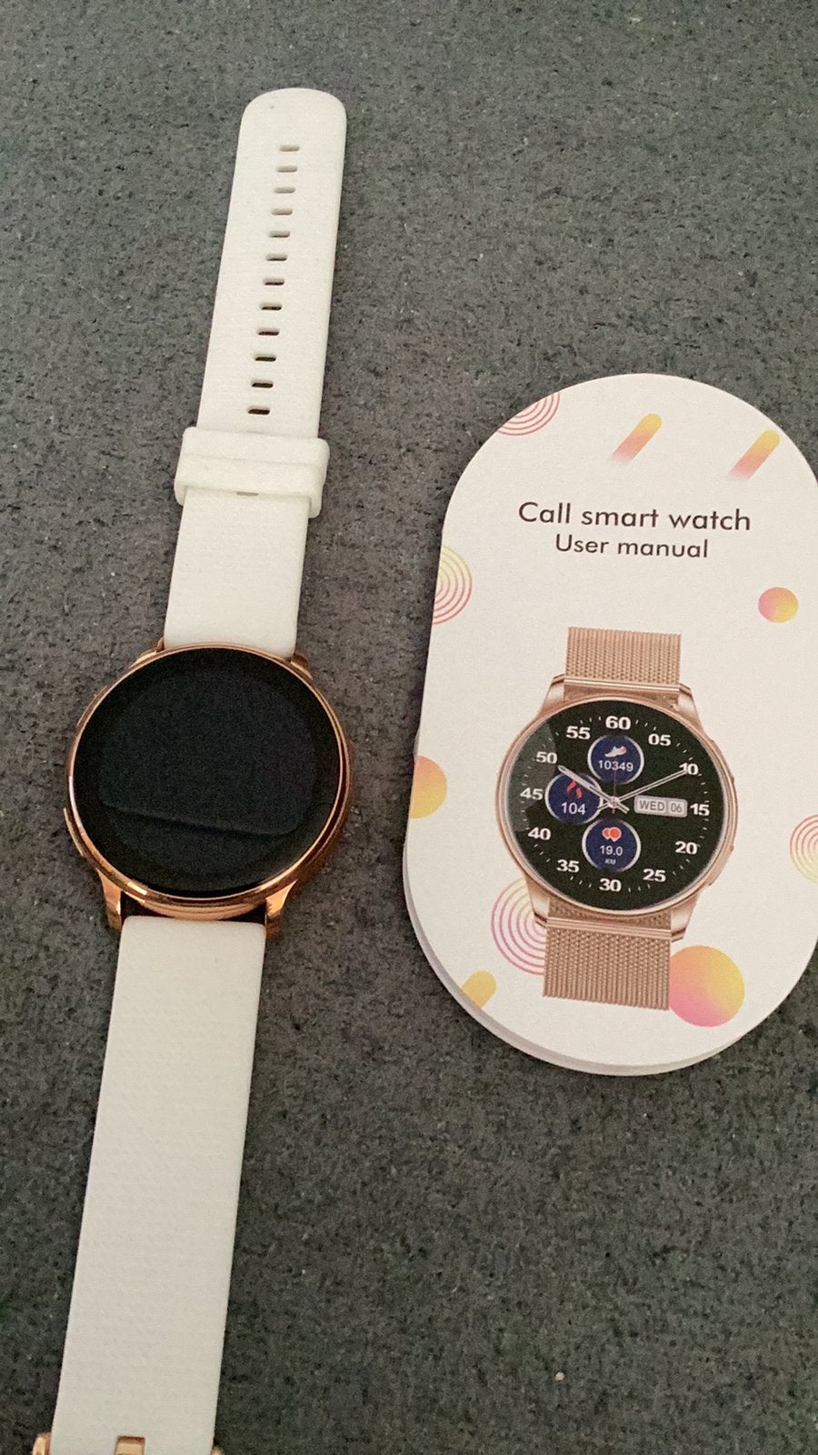 Dames smartwatch, Sieraden, Tassen en Uiterlijk, Smartwatches, Ophalen, Nieuw, Zwart, Android