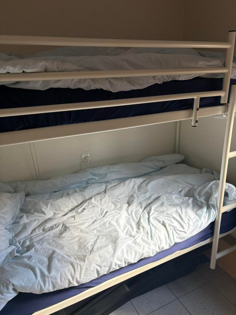 Stapelbed, Huis en Inrichting, Slaapkamer | Stapelbedden en Hoogslapers, Gebruikt, Eenpersoons, 160 tot 180 cm, Ophalen of Verzenden