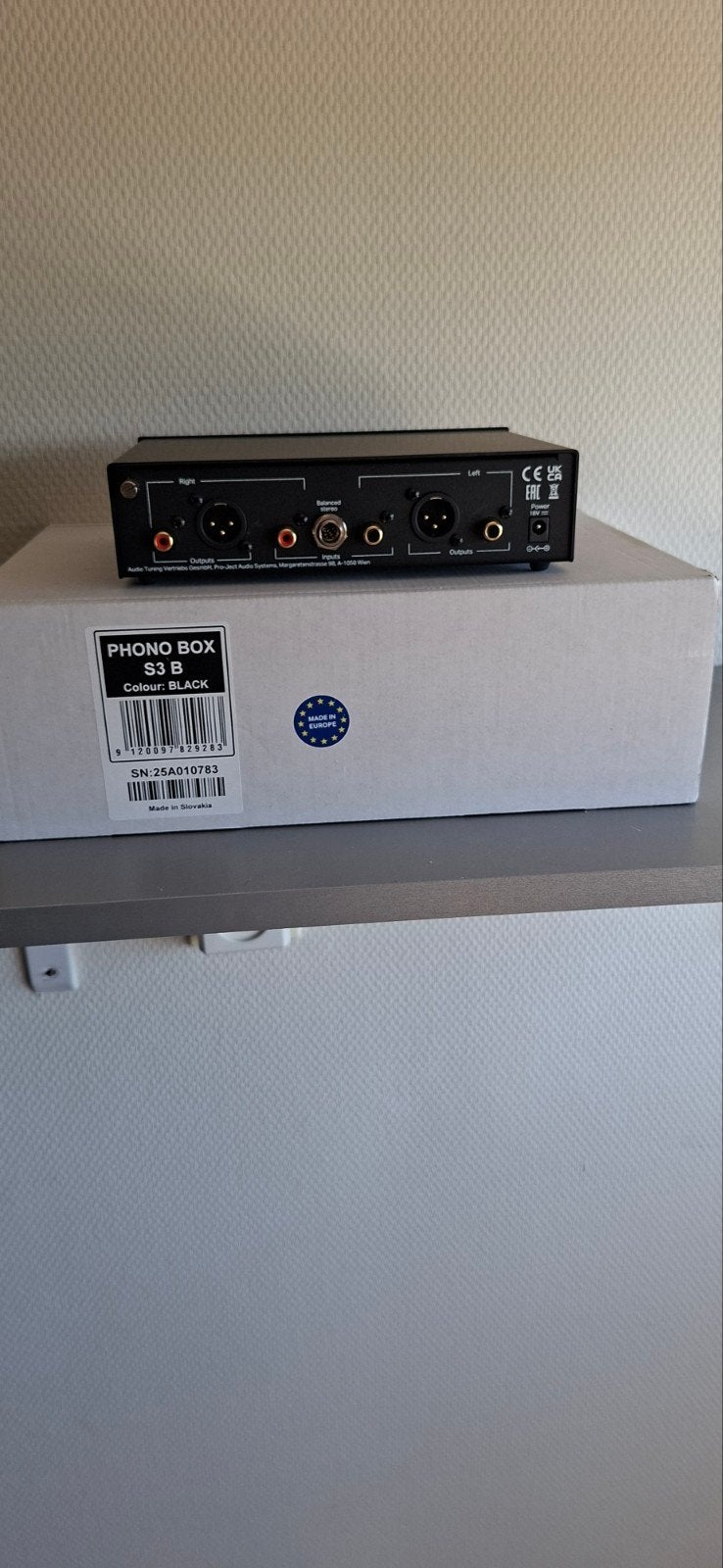 Te koop Pro-Ject Phono Box S3B, Audio, Tv en Foto, Platenspelers, Ophalen, Zo goed als nieuw, Overige merken