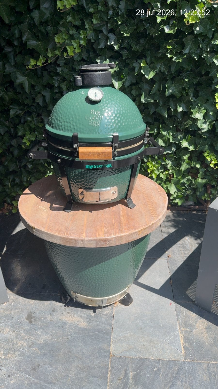 Big Green Egg Minimax in carrier, Ophalen, Zo goed als nieuw, Big Green Egg (origineel)