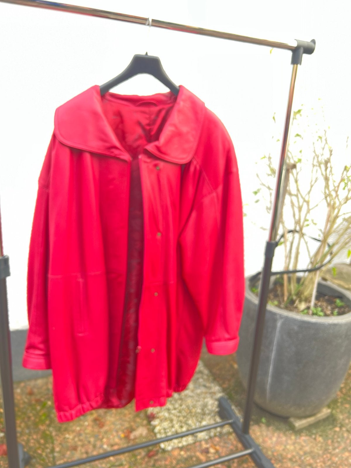 Rode jas, zo goed als nieuw, maat M, :, Kleding | Dames, Ophalen of Verzenden, Zo goed als nieuw, Maat 38/40 (M), Rood