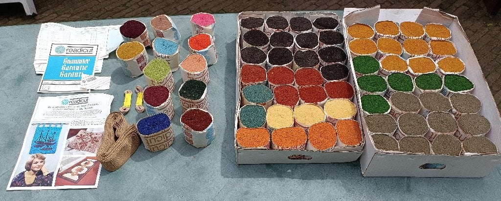 Origineel vintage 1973 READICUT smyrna garen voor KEW 595, Hobby en Vrije tijd, Ophalen of Verzenden, Nieuw, Overige typen