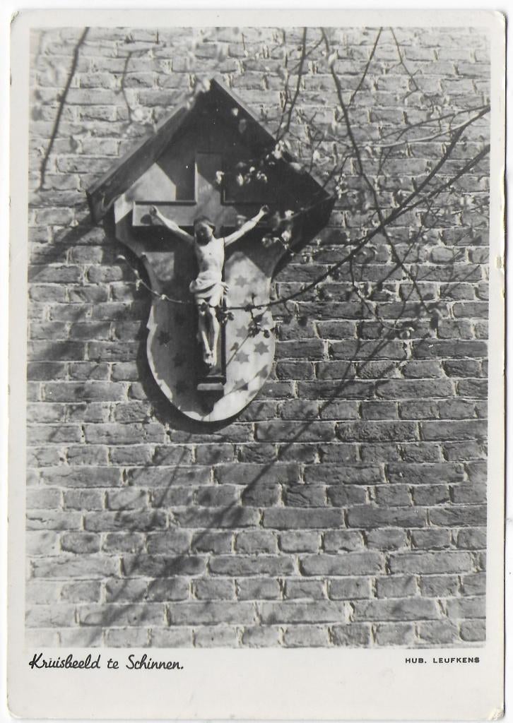 Schinnen Kruisbeeld Ongelopen Ansichtkaart ( B5127), Verzenden, 1960 tot 1980, Gelopen