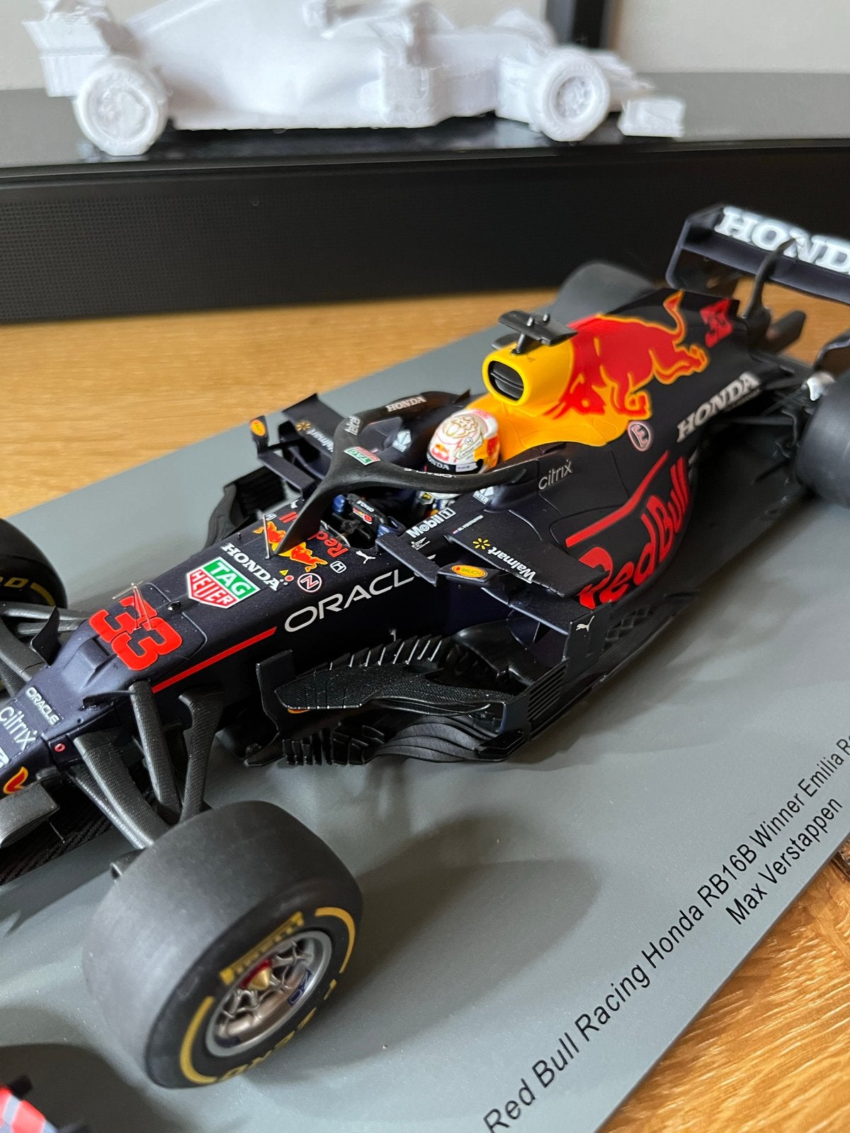 Max Verstappen 2021 1:18 Emilia Romagna, Ophalen of Verzenden, Nieuw, Auto, Overige merken