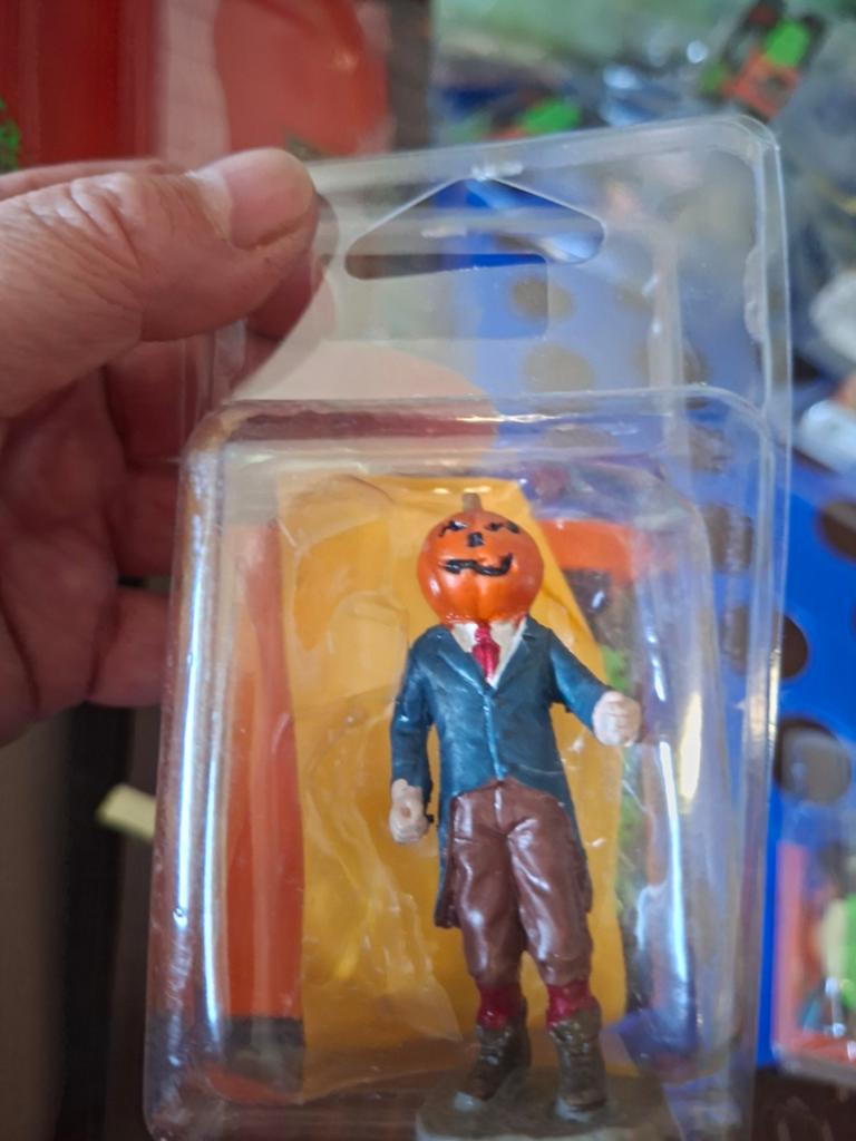 Lemax Spooky Town Pompoen Man Figuur Halloween Decoratie, Ophalen of Verzenden, Nieuw