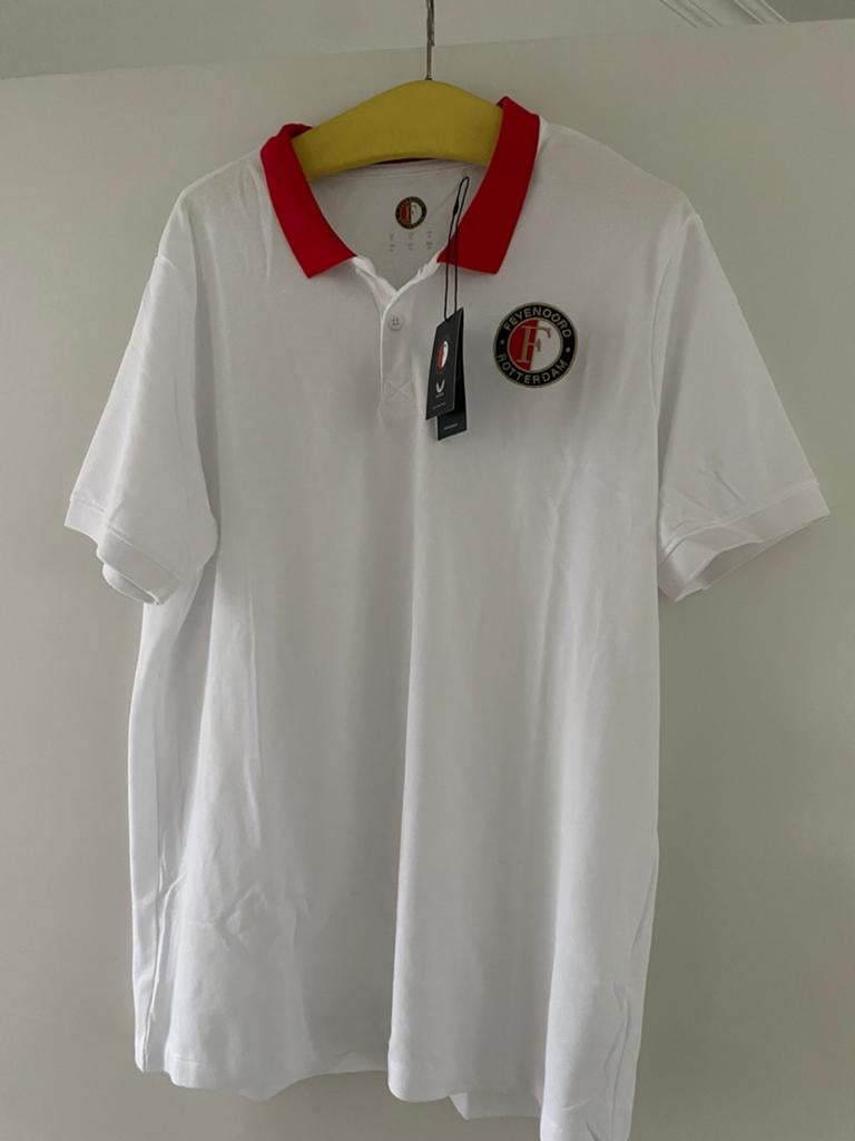 Castore Feyenoord Polo Shirt Wit - Nieuw met labels, Ophalen, Nieuw, Feyenoord, Shirt