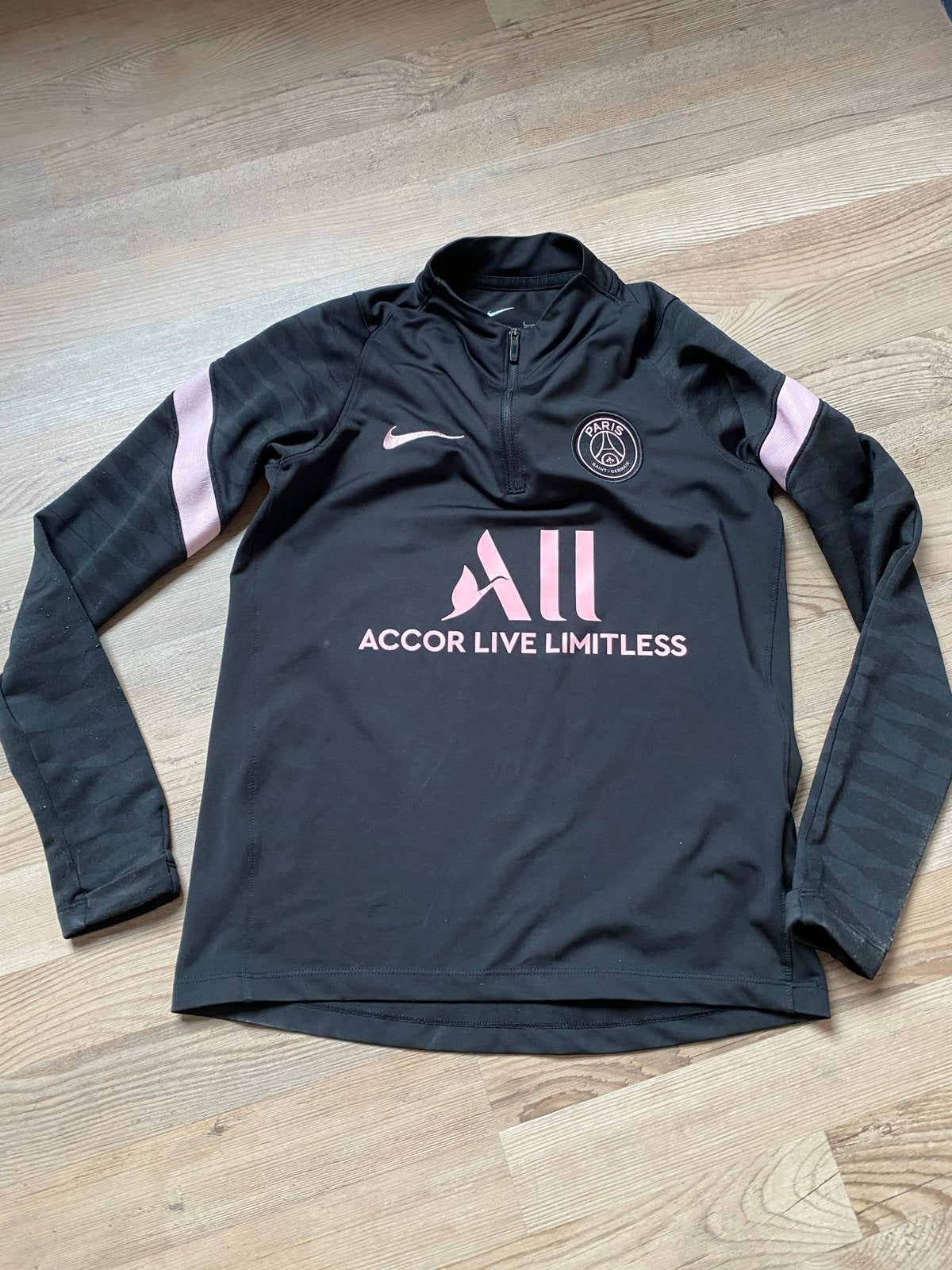 Nike PSG Dri-FIT Trainingstrui Zwart Roze kindermaat L/152, Ophalen of Verzenden, Gebruikt, Jongen of Meisje, Trui of Vest