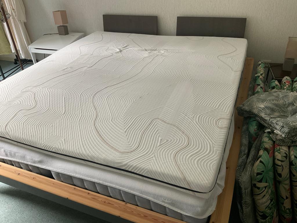 Topper matras 180x200 cm - Zo goed als nieuw, Tweepersoons, Ophalen of Verzenden, Zo goed als nieuw, Matras