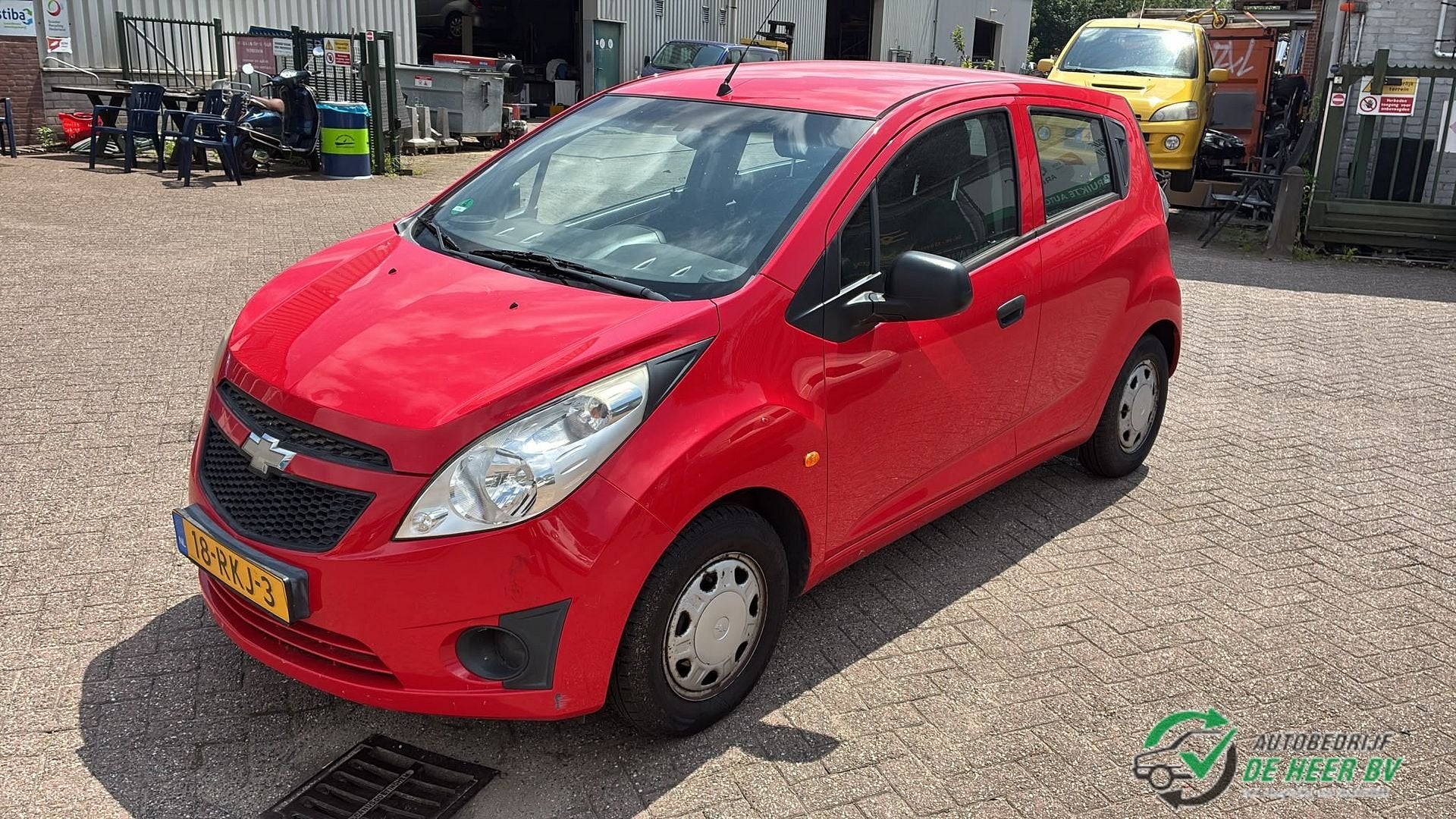 Chevrolet Spark, Bedrijf, Hatchback, Rood, Airbags