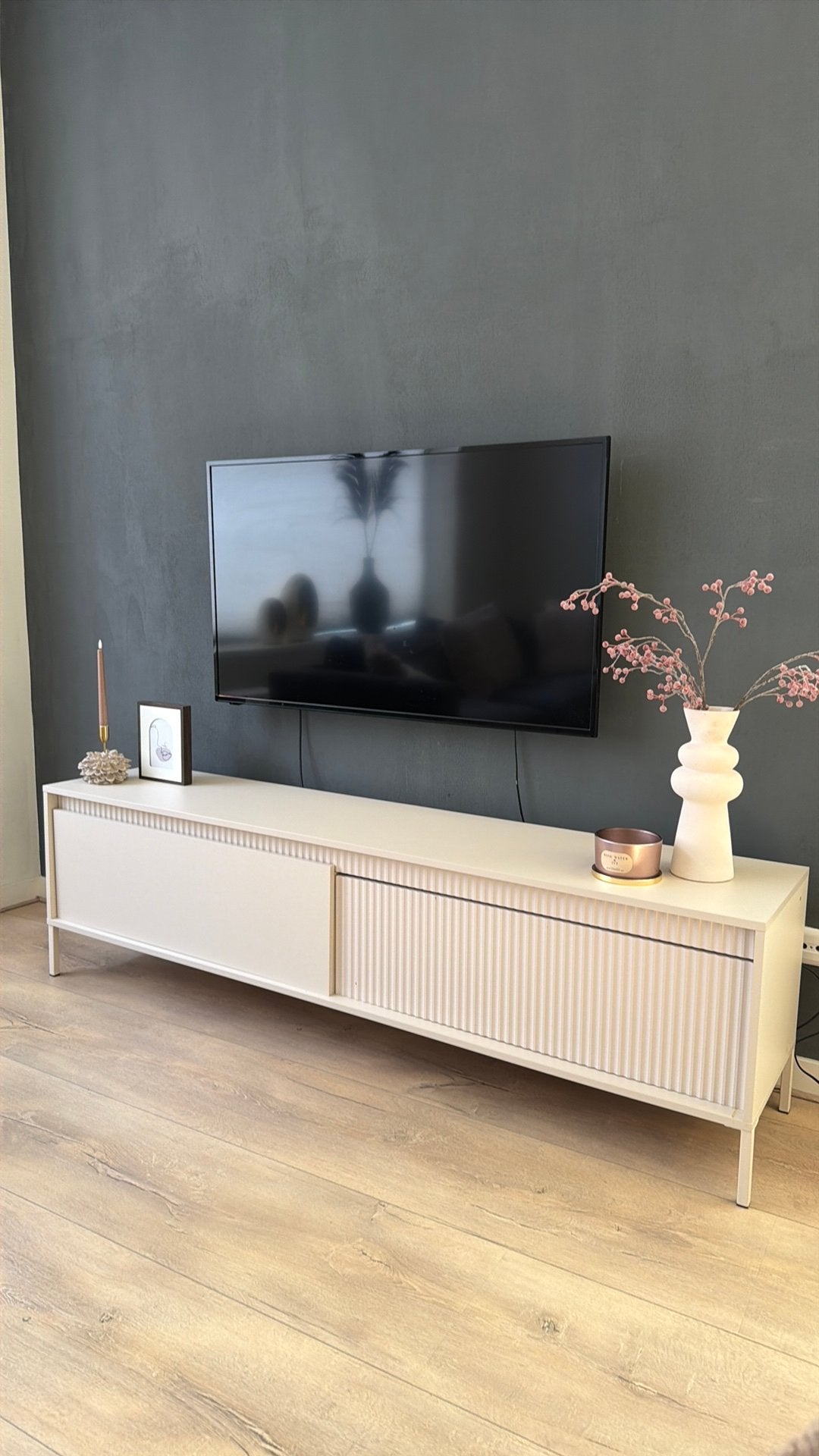 Tv meubel, Ophalen, 100 tot 150 cm, 150 tot 200 cm, Zo goed als nieuw