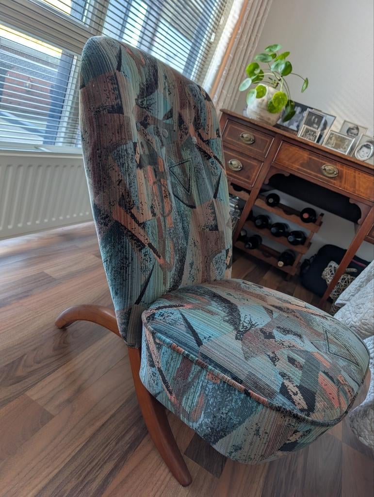 Artifort stoel Congo, Ophalen, Gebruikt, 75 tot 100 cm, 50 tot 75 cm