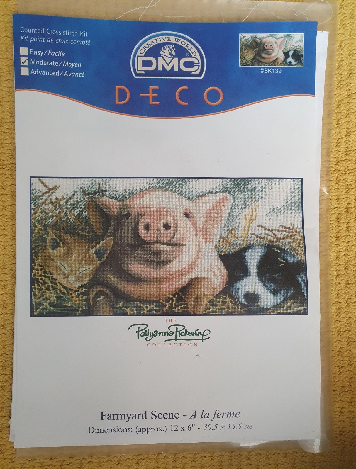 DMC compleet borduurpakket  - farmyard scene -, Verzenden, Borduurpakket