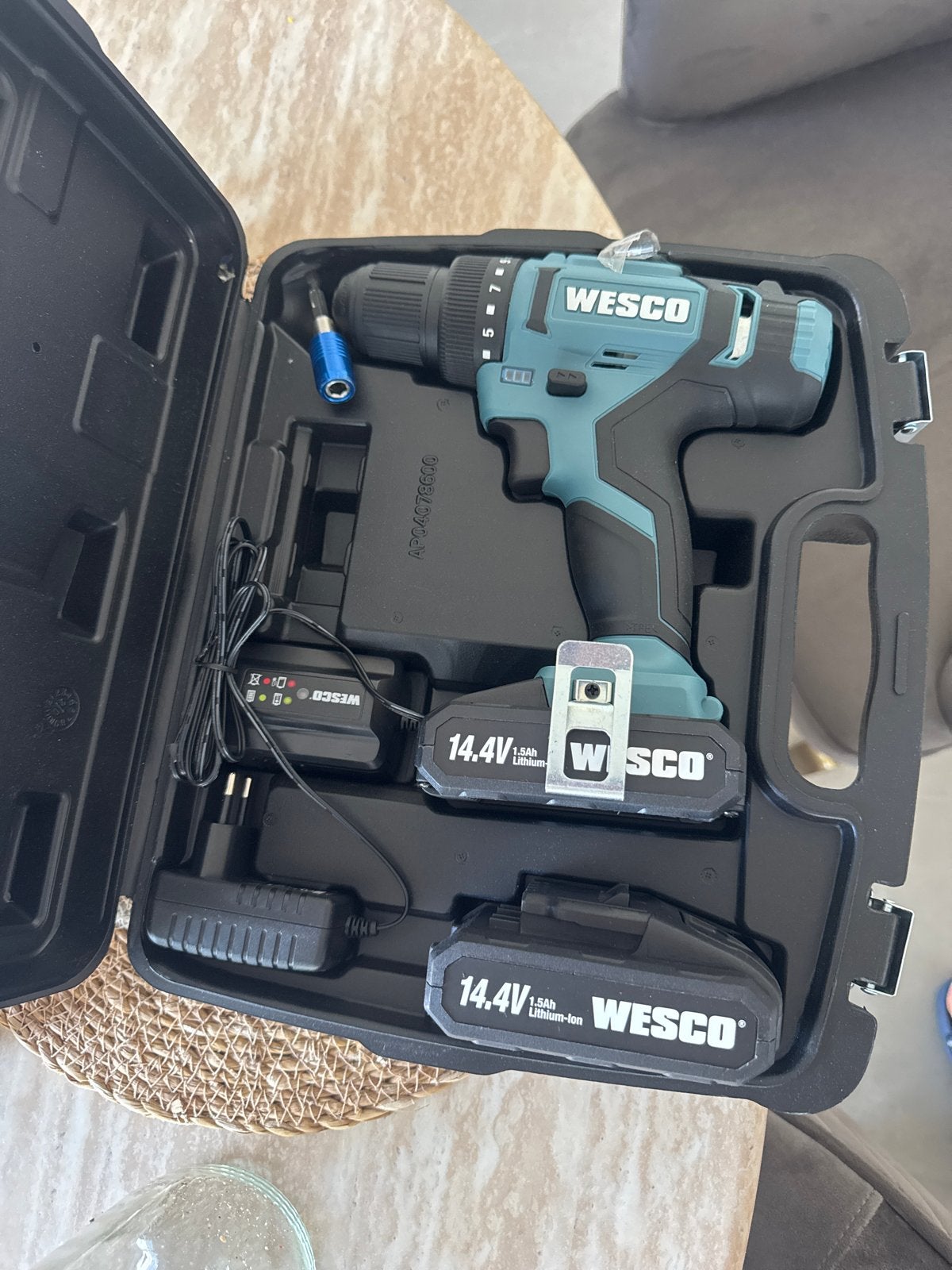 Wesco Accuboormachine 14.4V met 2 accu's en lader
