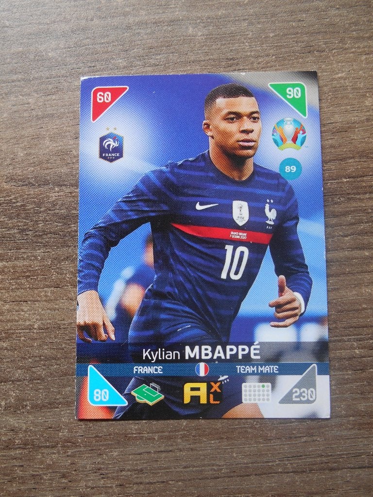 Panini Euro 2020 Adrenalyn Kylian Mbappe, Verzamelen, Sportartikelen en Voetbal, Ophalen of Verzenden, Gebruikt, Buitenlandse clubs