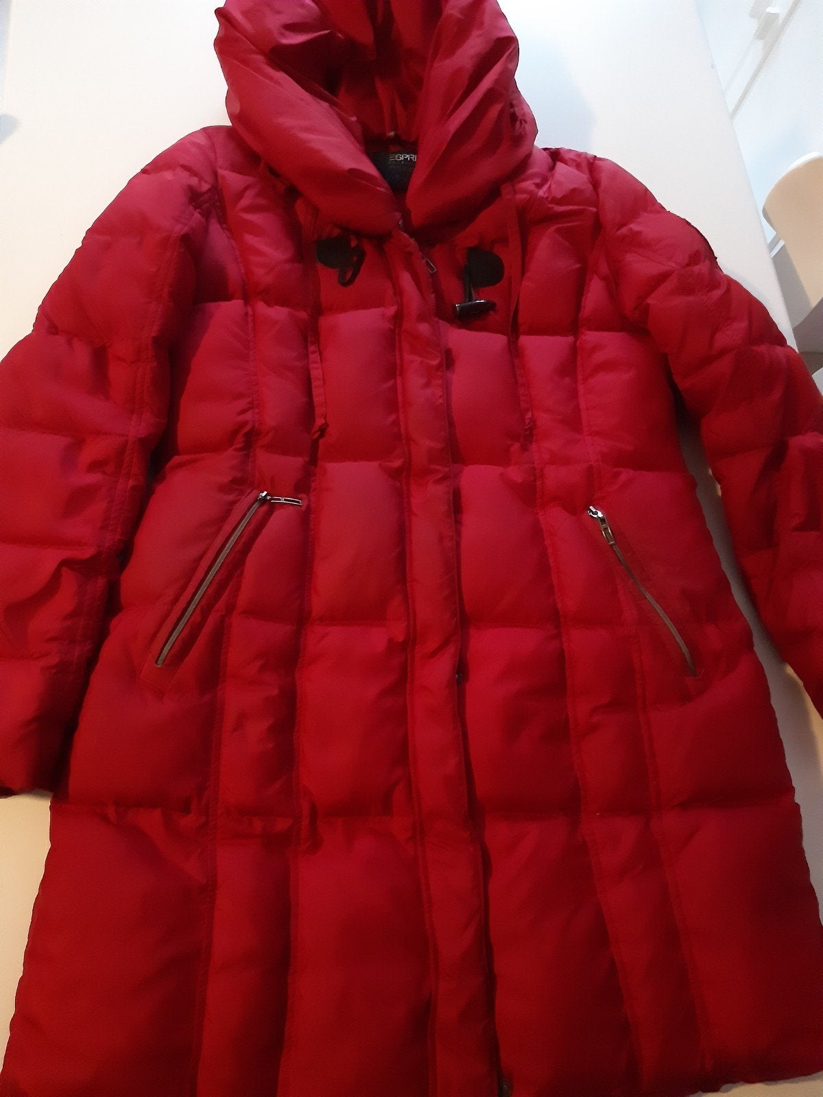 Esprit dons winterjas maat 38, Maat 38/40 (M), Ophalen of Verzenden, Zo goed als nieuw, Rood