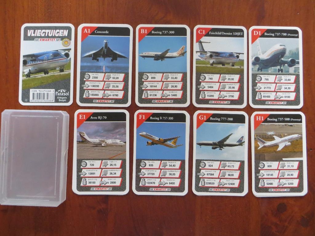 Vliegtuigen kwartet (editie: 2002-2003), Ophalen of Verzenden, Nieuw, Kwartet(ten)