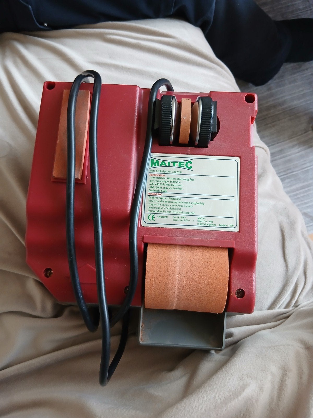 Maitec Nass Schleifgerat 230 Volt - Slijpmachine, Ophalen