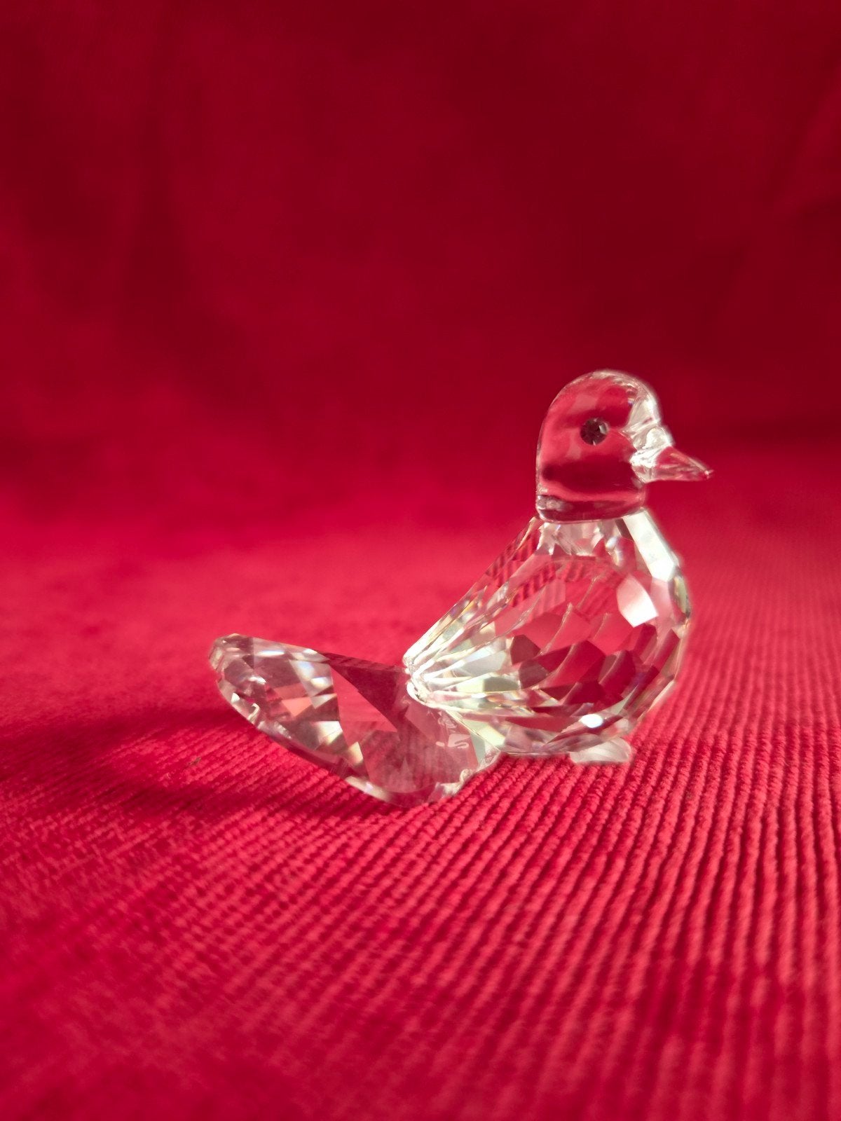 Swarovski Kristallen Duif - Elegant Verzamelobject, Ophalen of Verzenden, Zo goed als nieuw, Figuurtje