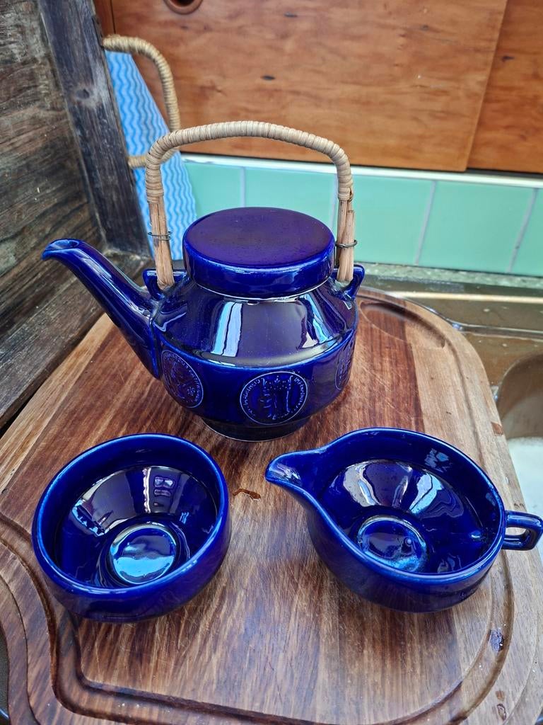 Van Nelle theepot, Antiek en Kunst, Antiek | Servies compleet, Ophalen of Verzenden