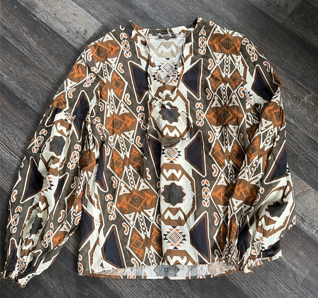 Geisha blouse M 38, Kleding | Dames, Blouses en Tunieken, Ophalen of Verzenden, Zo goed als nieuw, Maat 38/40 (M)