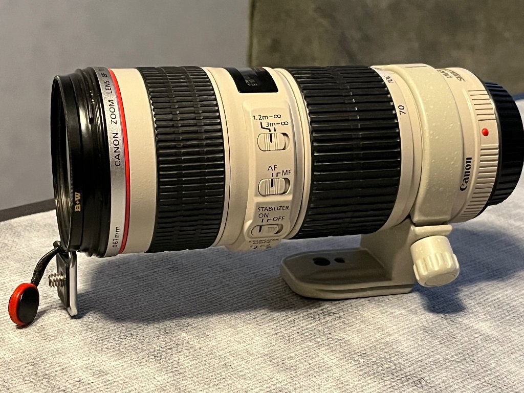 Canon Lens 70-200 mm F4 L IS USM, Audio, Tv en Foto, Fotografie | Lenzen en Objectieven, Ophalen, Canon, Telelens, Zo goed als nieuw