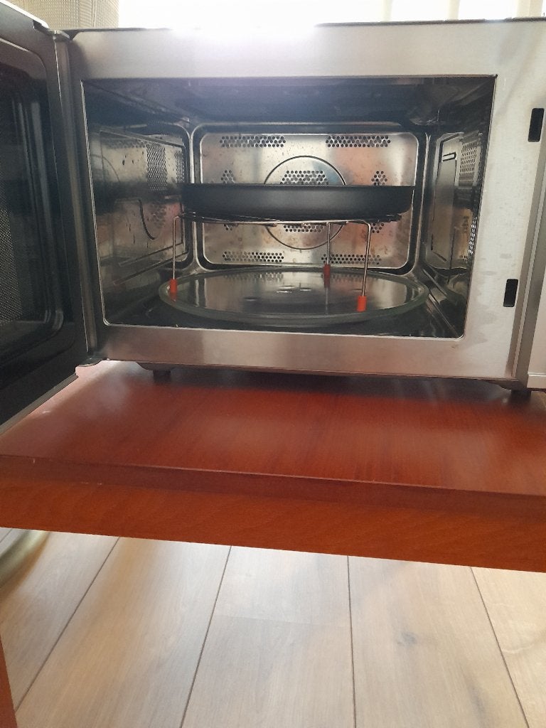 combimagnetron Inventum, heteluchtoven en magnetron, Ophalen, Combimagnetron, Hete lucht, Zo goed als nieuw