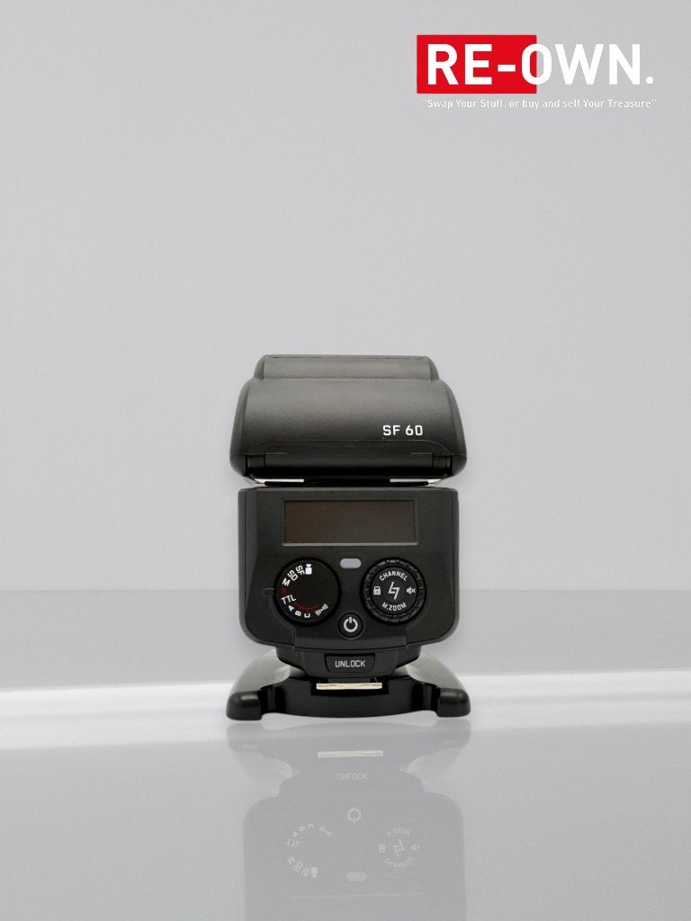 LEICA SF 60 FLITSER 14628 | NIEUWSTAAT | BON + DOOS, Overige merken, ., Externe flitser, Ophalen of Verzenden